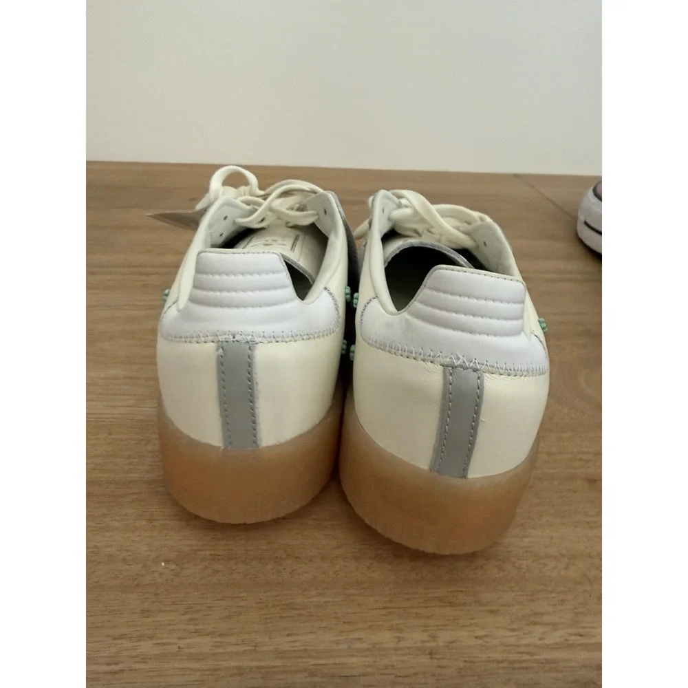 Adidas Originals Sambae W JS3953 Womens 9.5 Off White Floral Gum Samba NWT
